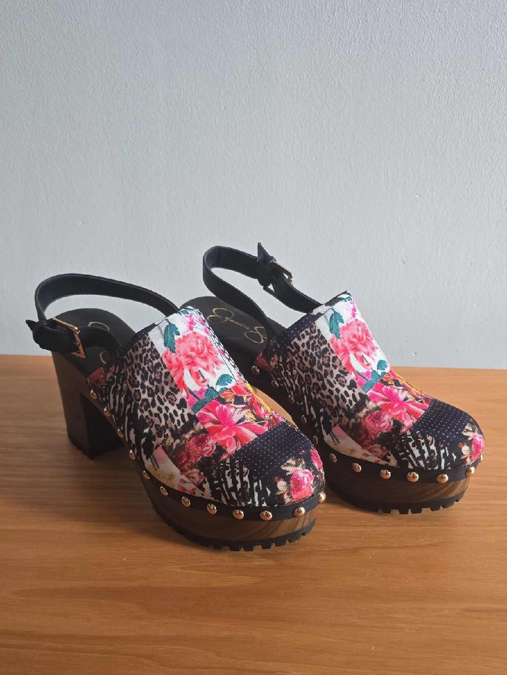 Jessica Simpson Tiarah Slingback Rubber Sole Clog. Size 9 NWOT